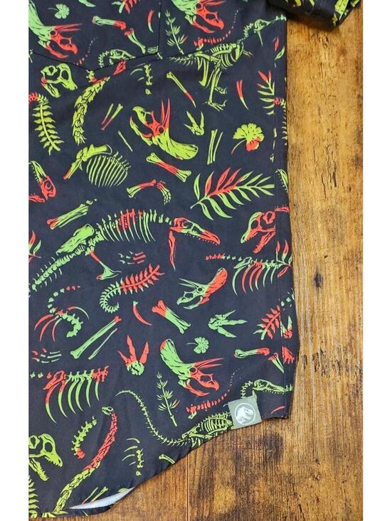 RSVLTS X Jurassic Park Kunuflex Button Down Shirt Men’s Size Extra Large - Picture 3 of 7